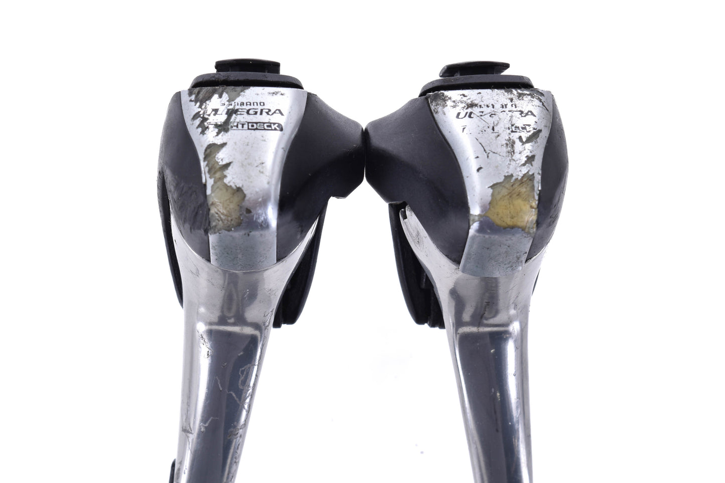 USED Shimano Ultegra ST-6600 2x10 speed Road Shifter Set Silver - Around the Cycle