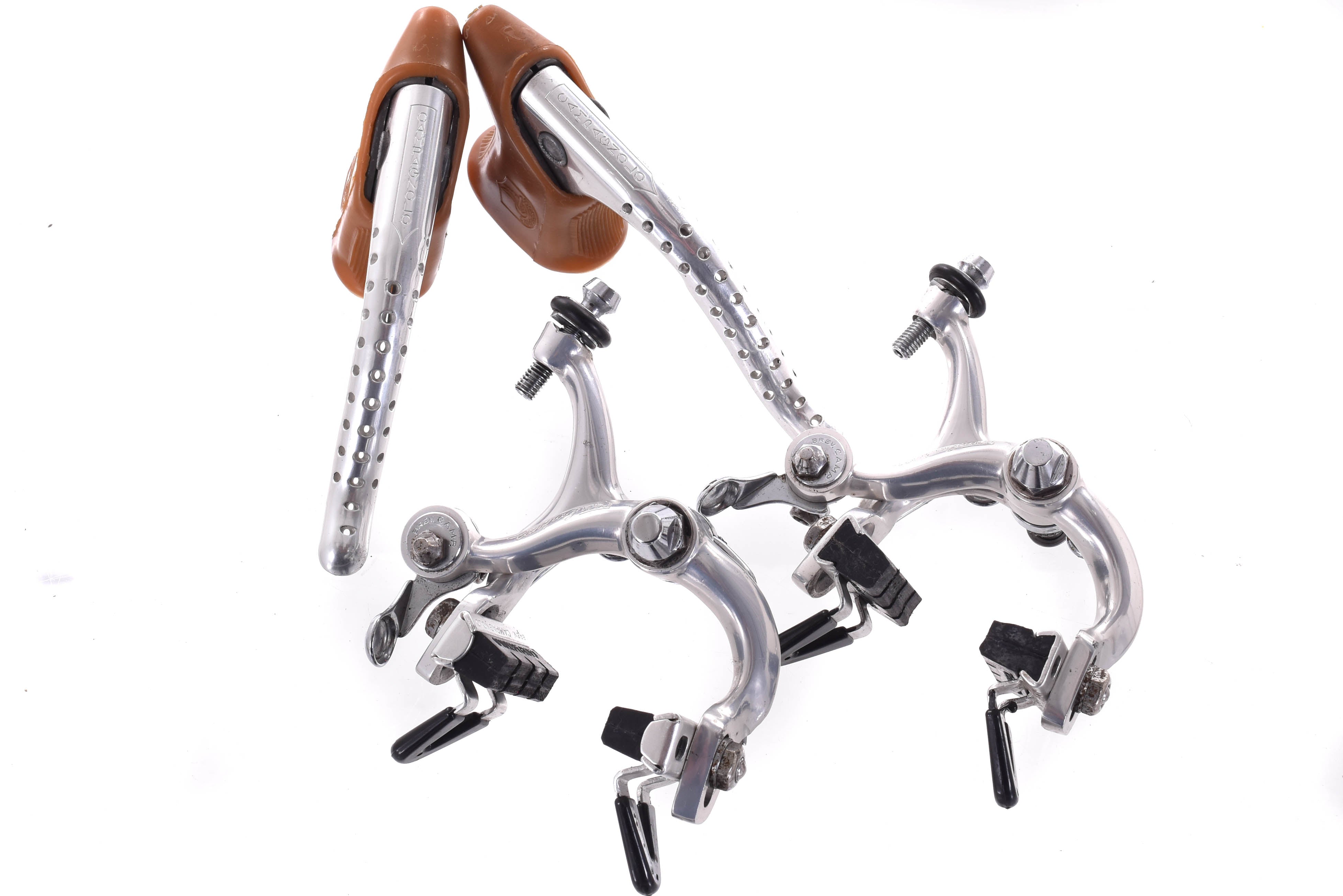 USED Vintage Campagnolo Super Record Road Brake Levers and Caliper Set