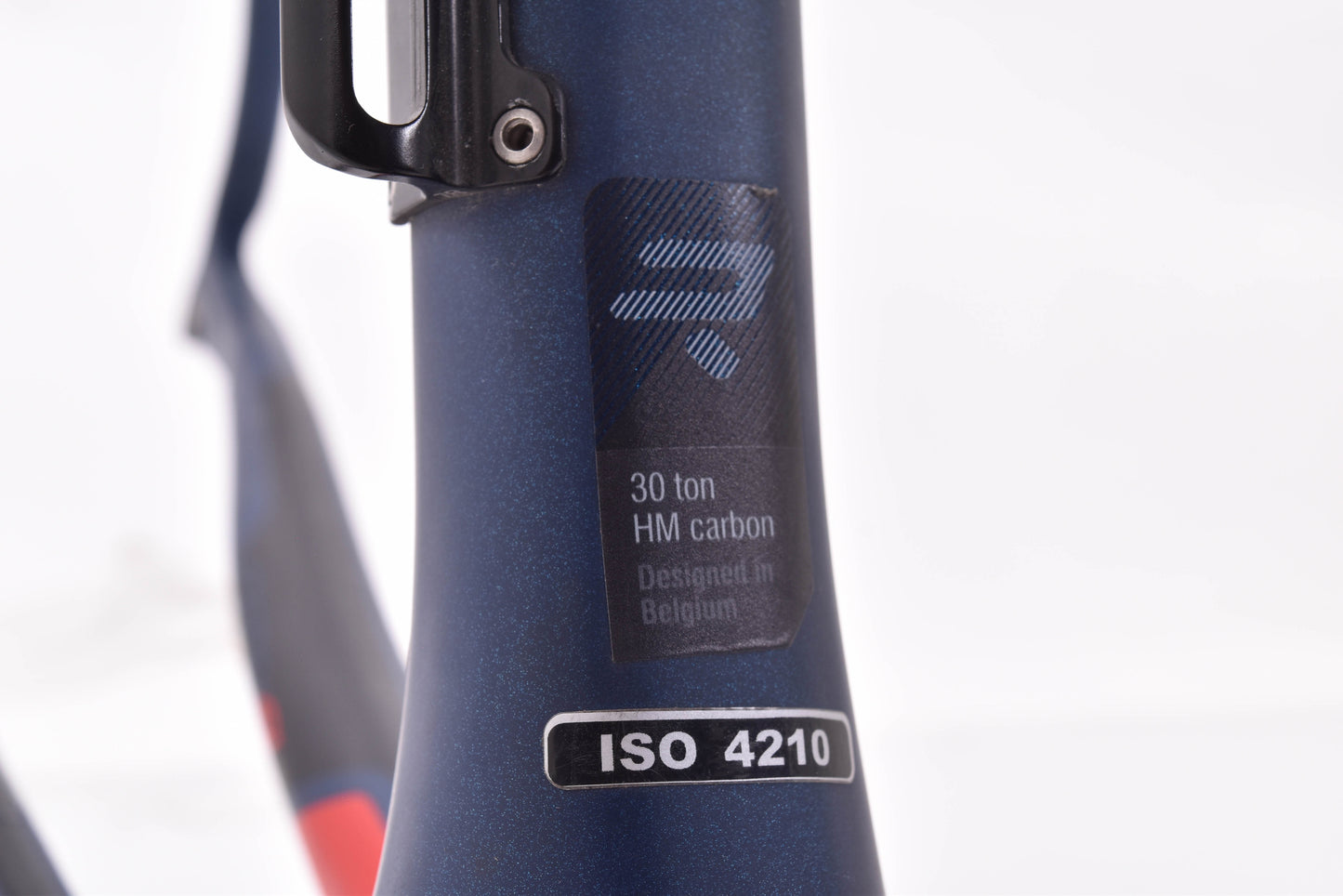 USED 2018 Ridley Fenix Carbon Road Bike Frame Blue / Red XL Rim Brake