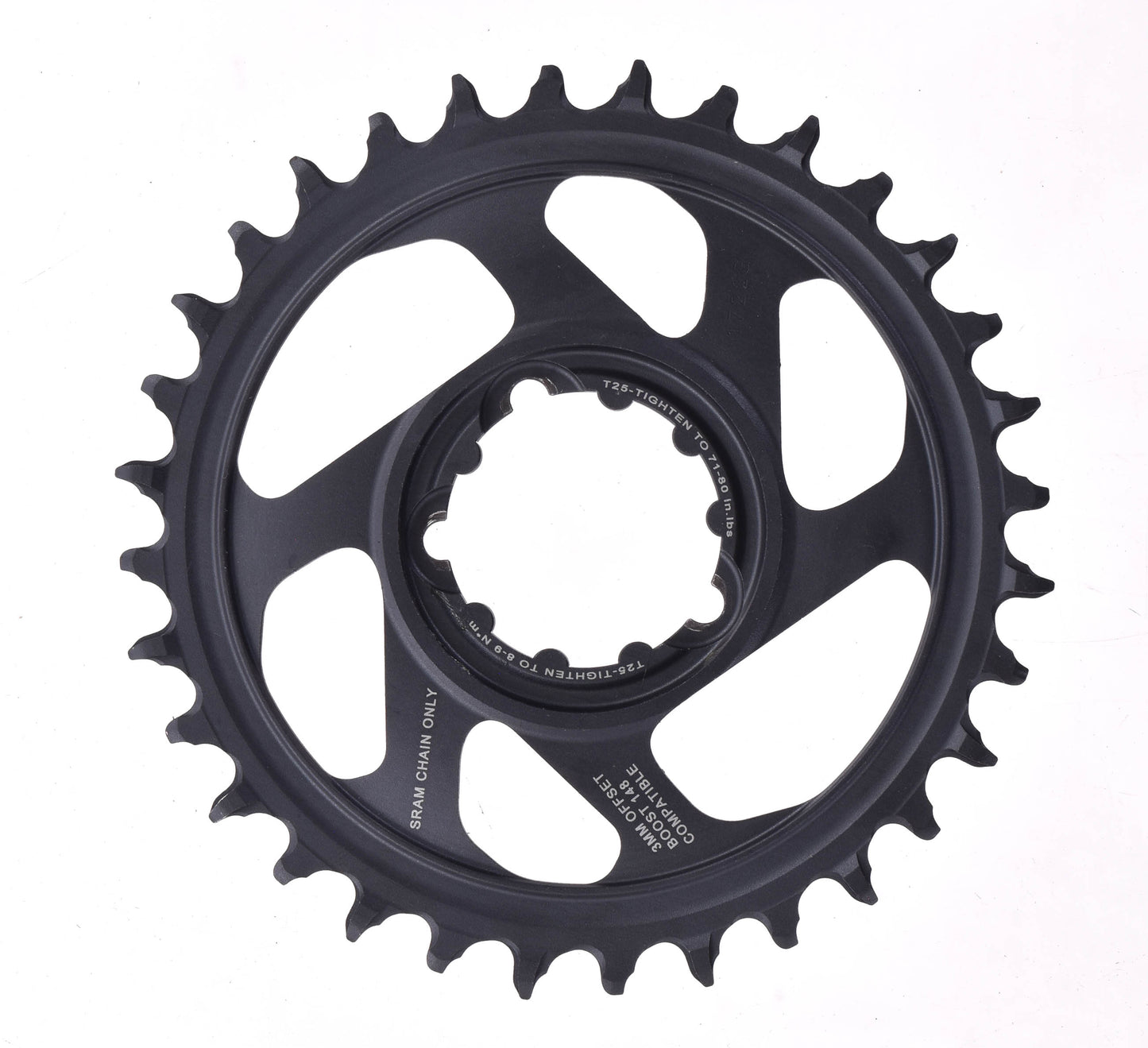 NEW take off SRAM Eagle X-SYNC 2 Direct Mount Chainring - 32t, Direct Mount, 3mm Offset, For Boost, Lunar/Polar Grey