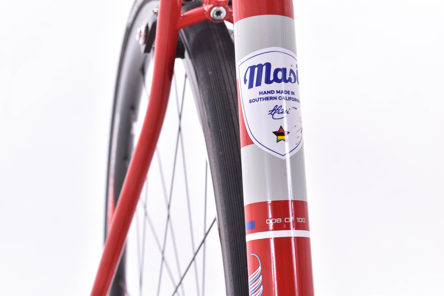 USED Masi USA Gran Criterium 56cm Columbus Steel Road Bike Campagnolo Record 2x11 Made in California 8/100