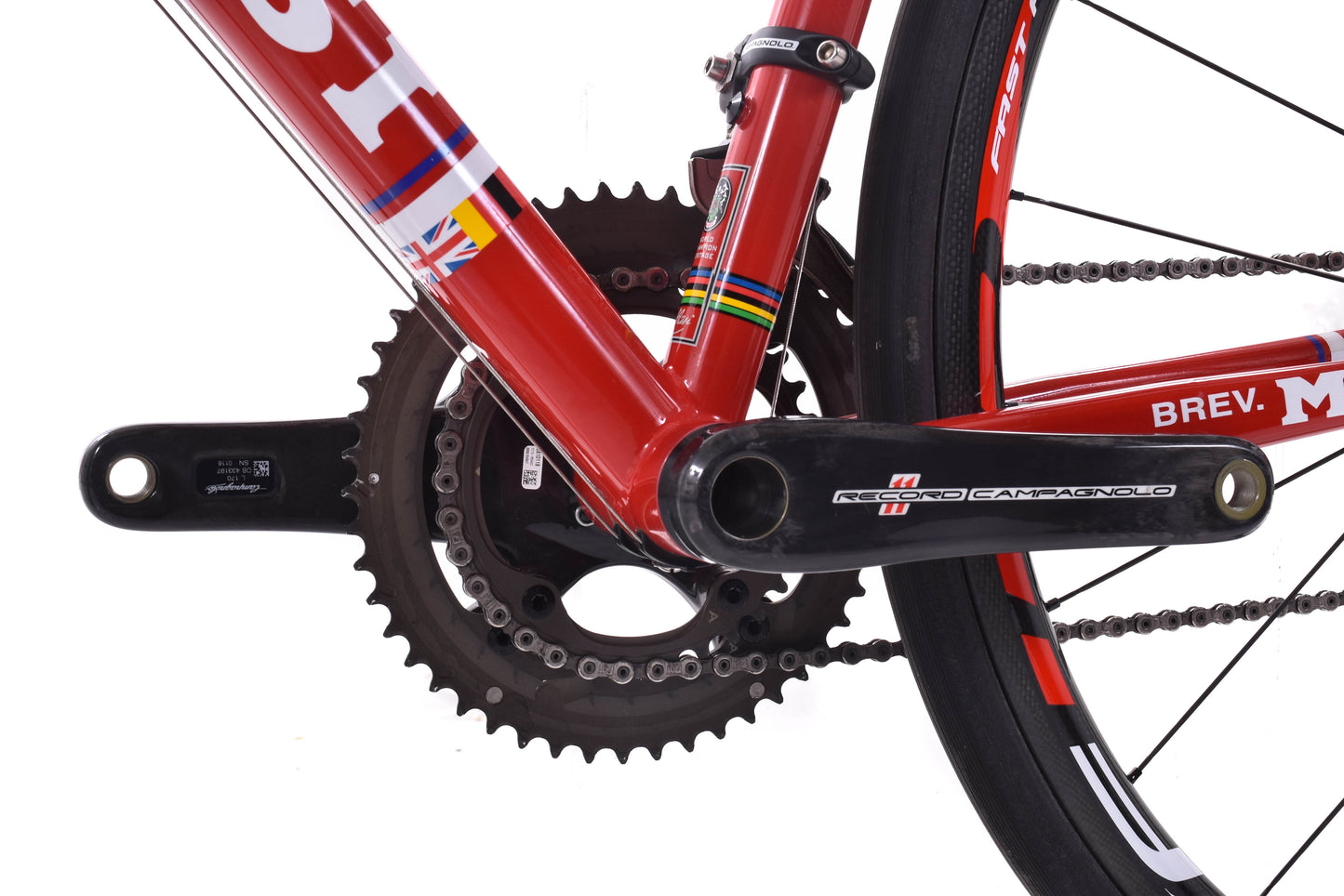 USED Masi USA Gran Criterium 56cm Columbus Steel Road Bike Campagnolo Record 2x11 Made in California 8/100