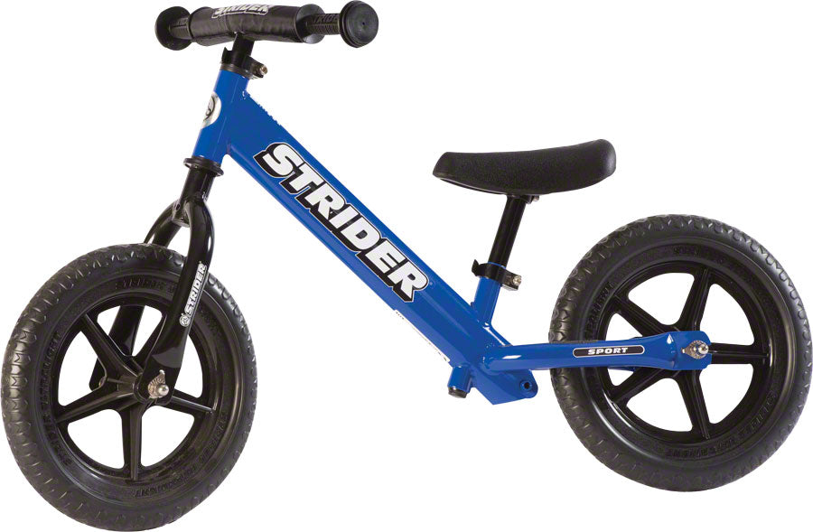 NEW Strider 12 Sport Kids Balance Bike: Blue - Around the Cycle