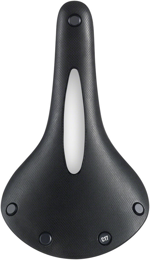 NEW Brooks C17 Carved All Weather Saddle - Steel, Black, Men's