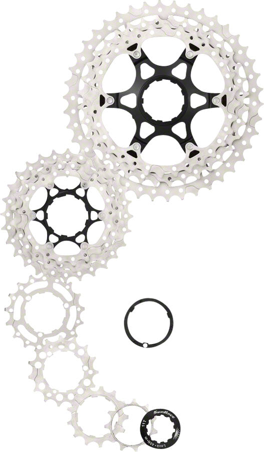NEW SunRace MS3 10 Speed Cassette 11-42t, Silver - Around the Cycle