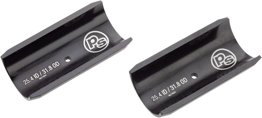 NEW Problem Solvers Handlebar Shim - 25.4 to 31.8mm, 60mm length, Black