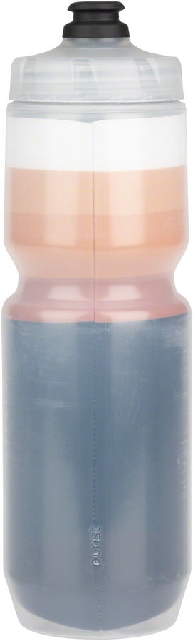 NEW Salsa Latitude Purist Insulated Water Bottle - Black, White, w/ Stripes, 23oz - Around the Cycle