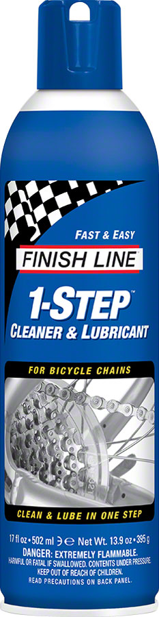 NEW Finish Line 1-Step Cleaner & Lube, 17oz Aerosol - Around the Cycle