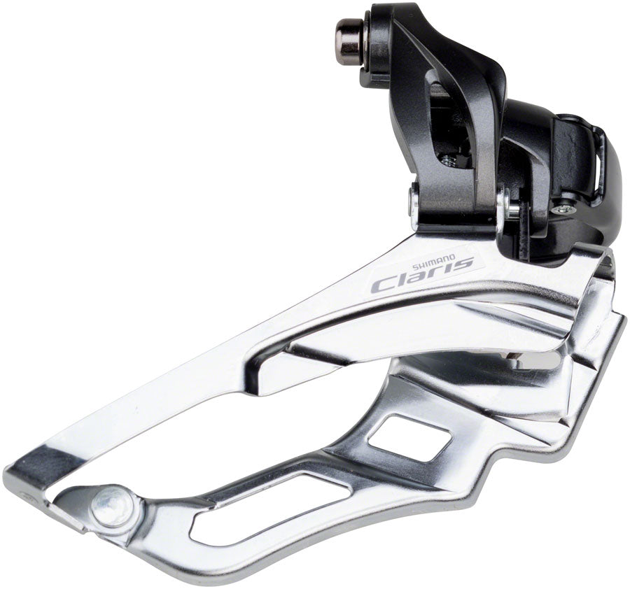 NEW Shimano Claris FD-R2030 8-Speed Triple 34.9mm with adapter for 31.8 and 28.6 Front Derailleur - Around the Cycle