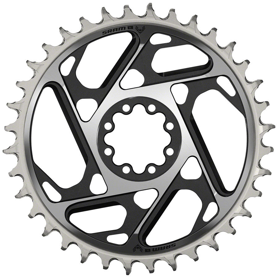 NEW SRAM XX SL Eagle T-Type Direct Mount Chainring - 36t, 12-Speed, 8-Bolt Direct Mount, 3mm Offset, Aluminum, Black/Silver, D1