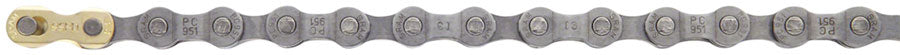 NEW SRAM PC-951 Chain - 9-Speed, 114 Links, Gray - Around the Cycle