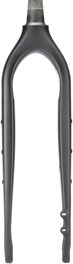 NEW Salsa Cutthroat Rigid Mountain Fork Salsa Cutthroat Carbon Deluxe V2 Fork - 29", 110x15mm Thru-Axle ,1-1/8"Tapered, Carbon, Flat Mount Disc, Matte Black