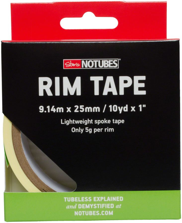 NEW Stan's NoTubes Rim Tape: 25mm x 10 yard roll