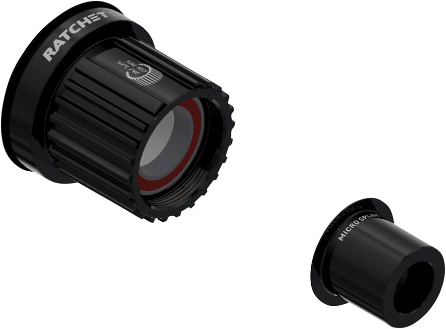 NEW DT Swiss Ratchet LN Freehub Body - Shimano Micro Spline, Standard, Aluminum, Sealed Bearing, Kit w/ End Cap, 12 x 142/148 mm - Around the Cycle