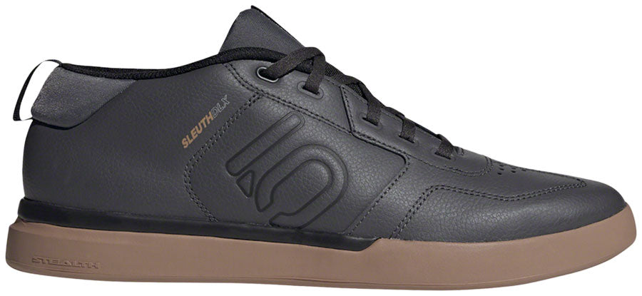 NEW Five Ten Sleuth DLX Mid Flat Shoe - Men's Grey Six/Core Black/Gum M2 13
