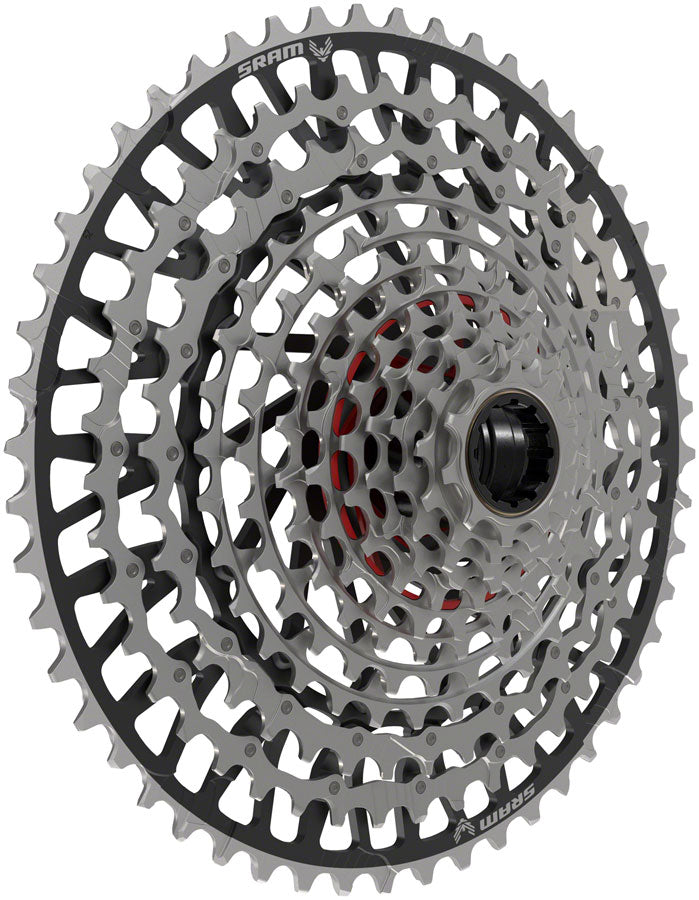 NEW SRAM XX Eagle T-Type XS-1297 Cassette - 12-Speed, 10-52t, For XD Driver, Silver/Black - Around the Cycle