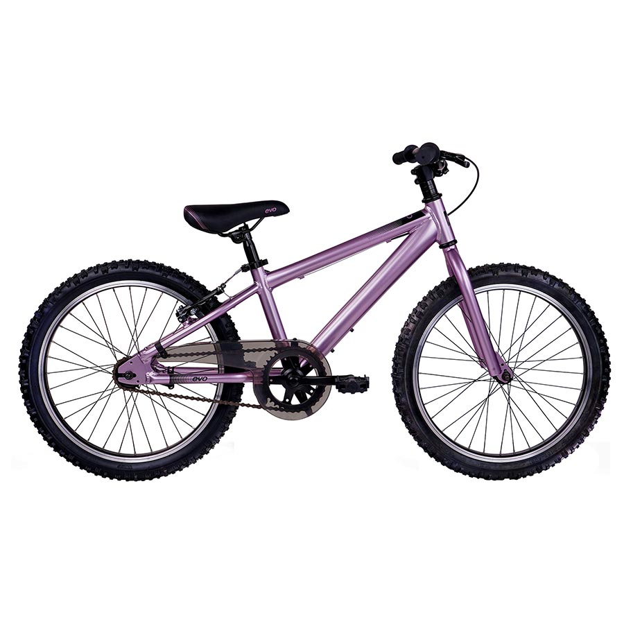 NEW EVO Rock Ridge 20" Kids Bike, Purple - Around the Cycle