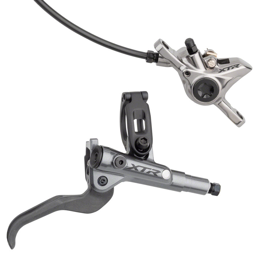 NEW Shimano XTR BL-M9100/BR-M9100 Disc Brake and Lever - Front, Hydraulic, Post Mount, Gray