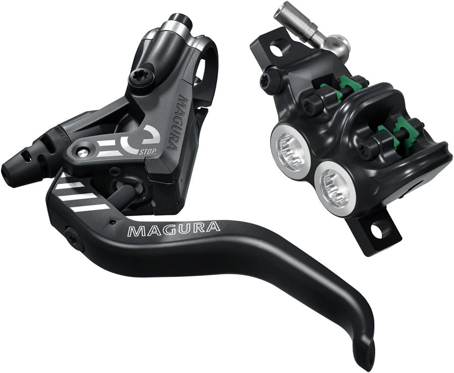 NEW Magura MT5 eSTOP Disc Brake and Lever - Front or Rear Hydraulic Post Mount Black - Around the Cycle