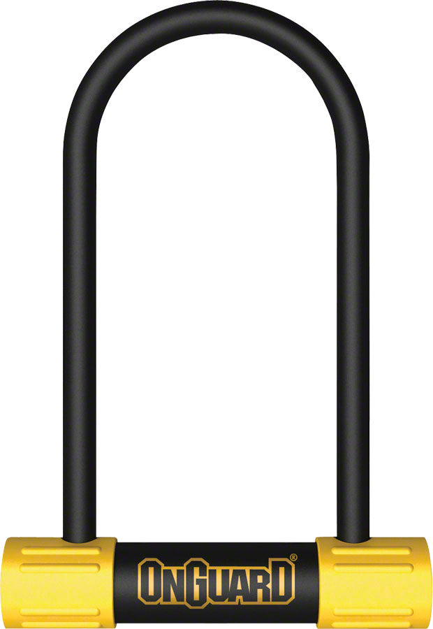 NEW OnGuard Bulldog Mini U-Lock: 3.5 x 7", Black/Yellow