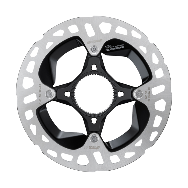 NEW Shimano Dura Ace XTR RT-MT900-SS Disc Brake Rotor - 140mm, Center Lock, Silver/Black