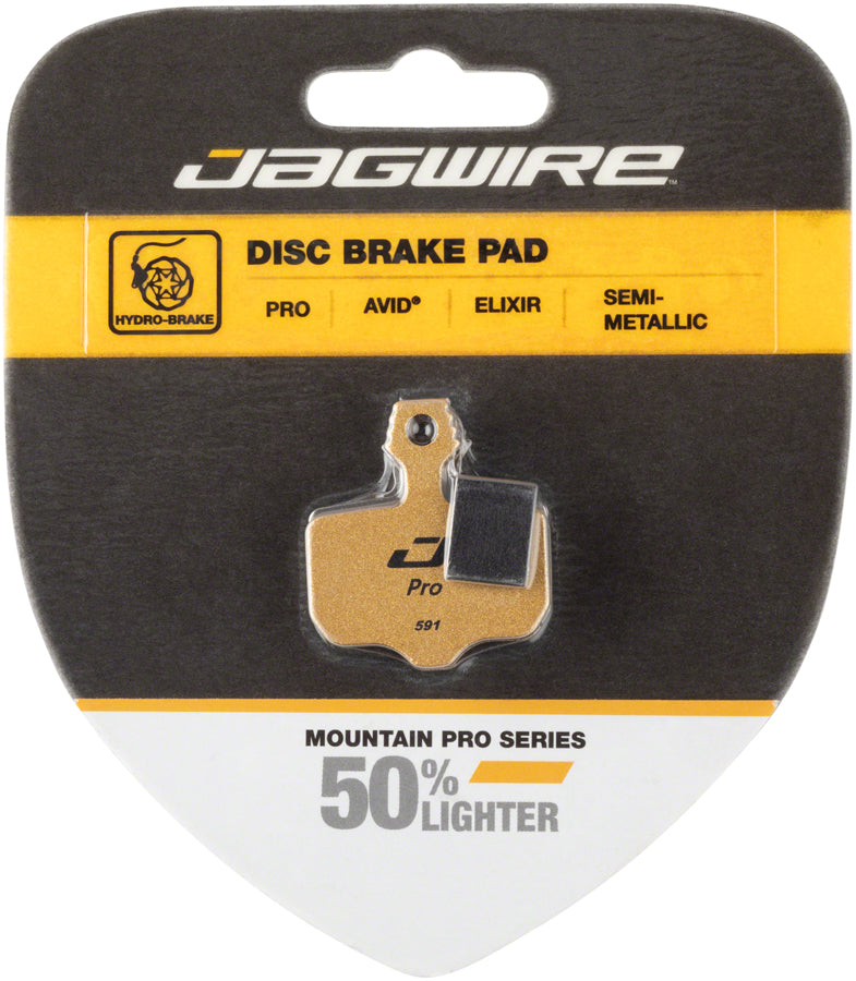 NEW Jagwire Mountain Pro Alloy Backed Semi-Metallic Disc Pads for Avid Elixir R, CR Mag, 1, 3, 5, 7, 9, X.O, XX, World Cup