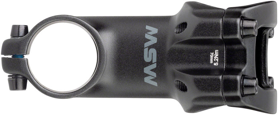 NEW MSW 17 Stem - 70mm 31.8 Clamp +/-17 1 1/8 Aluminum Black - Around the Cycle