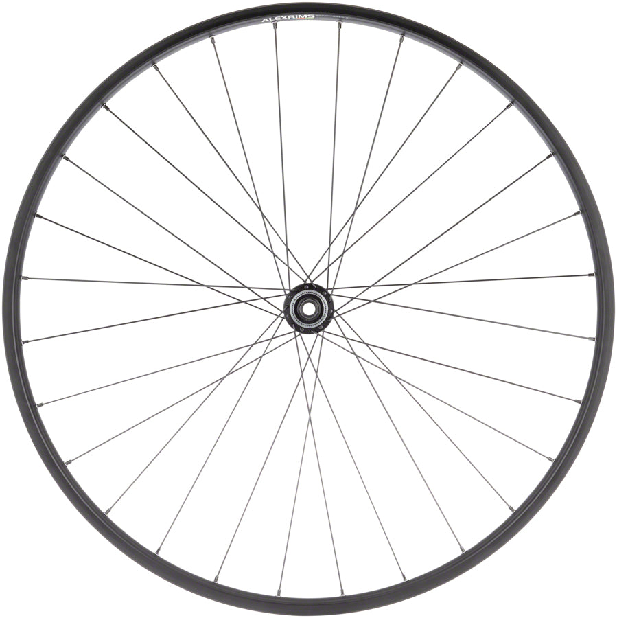 NEW Quality Wheels Value Double Wall Series Disc Rear Rear Wheel - 700, 12 x 142mm, Center-Lock, HG 11, Black