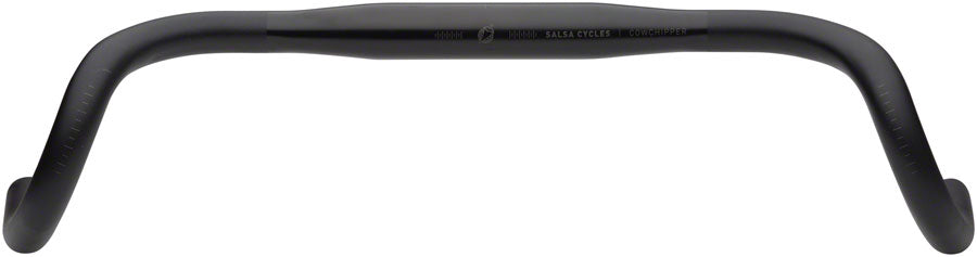 NEW Salsa Cowchipper Deluxe Bar Drop Handlebar Salsa Cowchipper Deluxe Drop Handlebar - Aluminum, 31.8mm, 42cm, Black