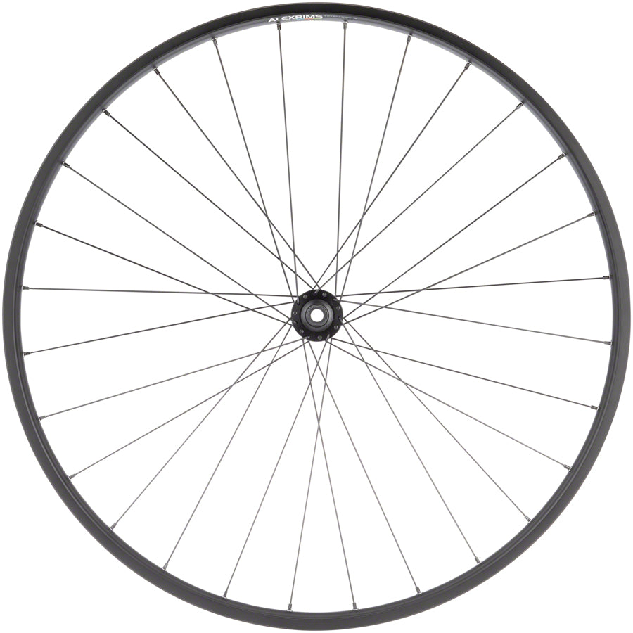 NEW Quality Wheels Value Double Wall Series Disc Front Front Wheel - 700, 12 x 100mm, Center-Lock, Black - Around the Cycle