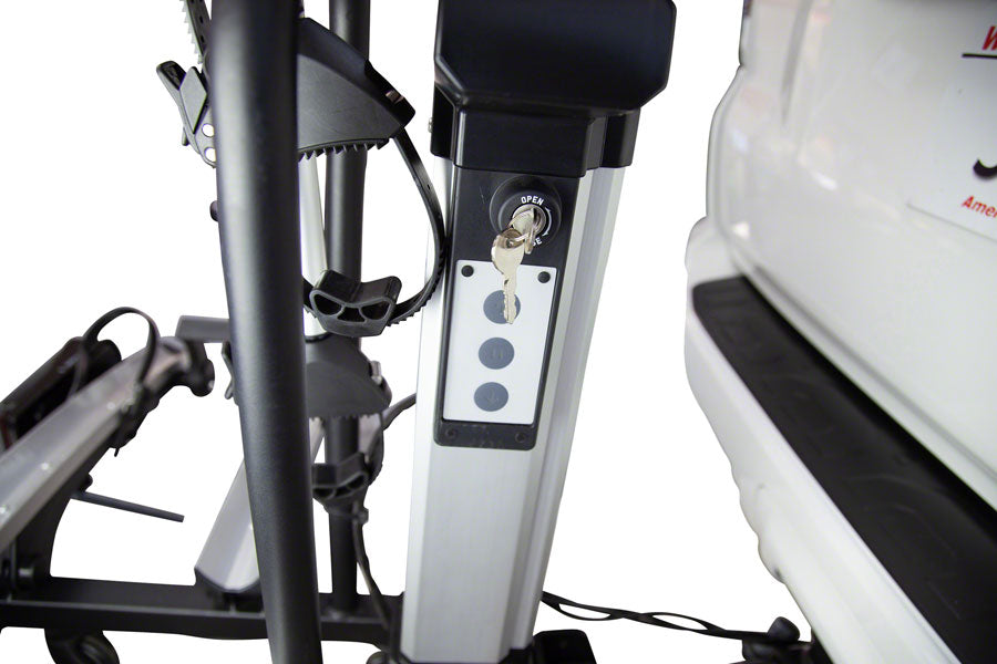 NEW Saris Door County Hitch Rack With Electric Lift - 2 Receiver 7-Pin Wire Plug 2-Bike