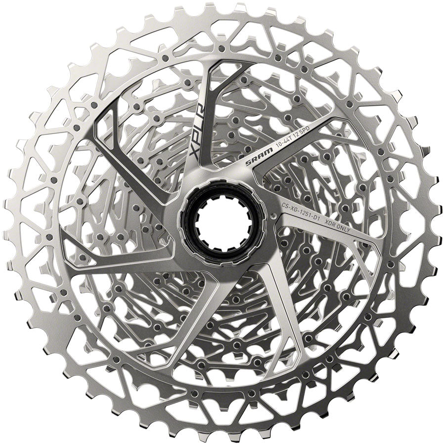 NEW SRAM XPLR XG-1251 Cassette 12-Speed, 10-44t, Silver, XDR Driver - Rival AXS