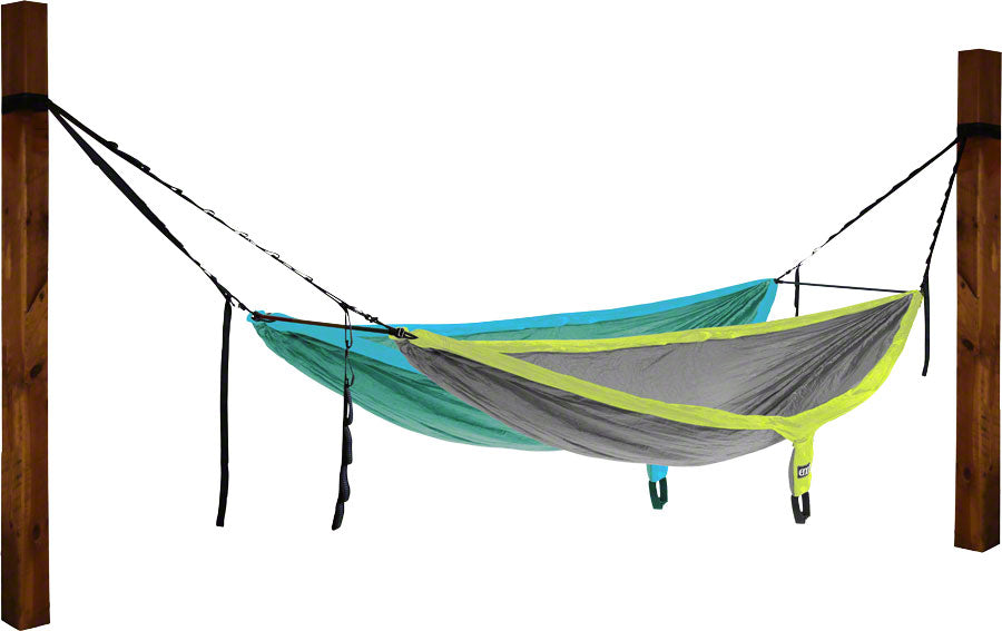 NEW Eagles Nest Outfitters Fuse Tandem Hammock System: Slate - Around the Cycle