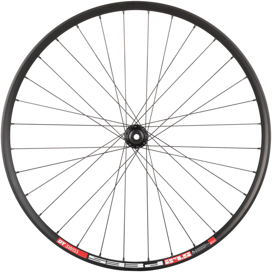 NEW Quality Wheels 105/DT 533d Front Wheel - 27.5", 12 x 100mm, Center-Lock, Black - Around the Cycle