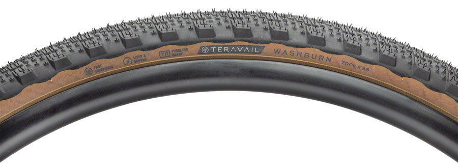 NEW Teravail Washburn Tire - 700 x 38 Tubeless Folding Tan Durable
