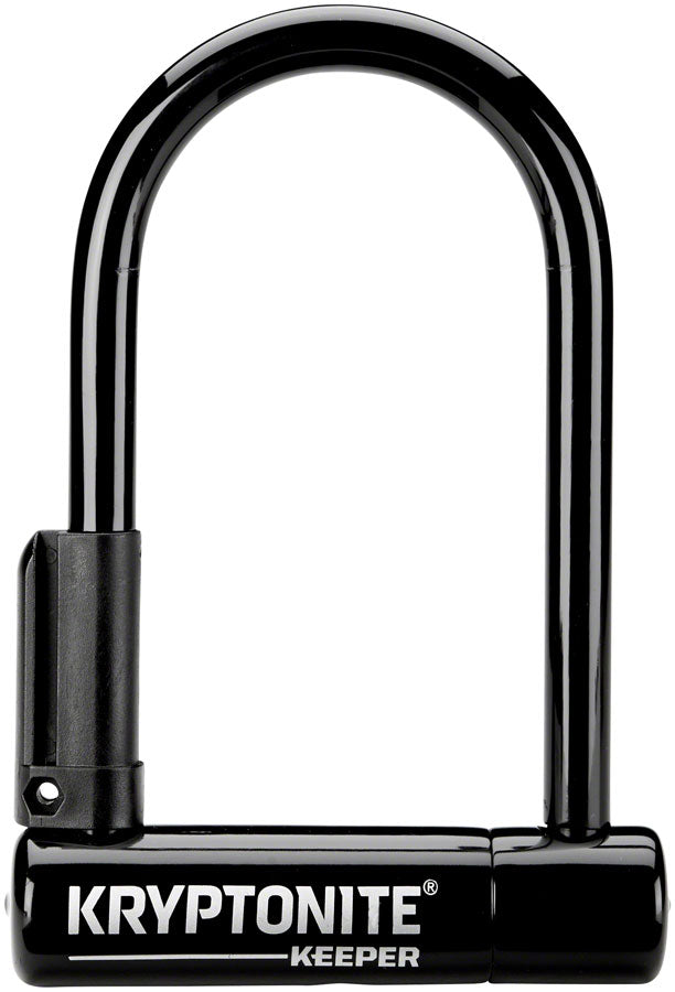 NEW Kryptonite Keeper U-Lock - 3.25 x 6", Keyed, Black, Includes bracket