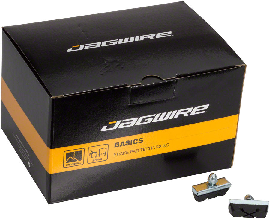 NEW Jagwire Basics X-Caliper Brake Pads Threaded Black Box of 50 Pairs