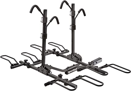 NEW SportRack Crest 4 Locking Black 2" Hitch Rack