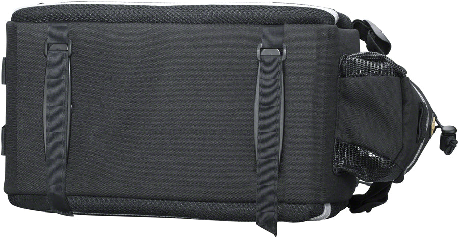 NEW Topeak MTS Strap Mount TrunkBag DXP Rack Bag with Expandable Panniers - 22.6 Liter, Black