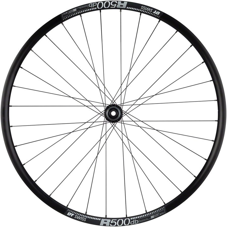 NEW Quality Wheels RS505 / DT R500 Disc Front Wheel 700, 12 Black - Around the Cycle