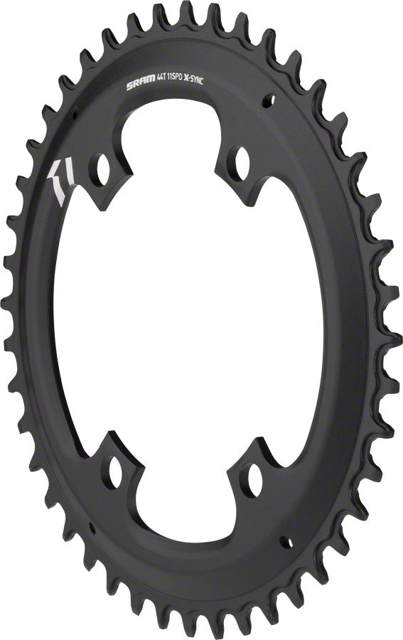 NEW SRAM X-Sync Chainring 44T 110mm Asymmetric BCD, Black - Around the Cycle