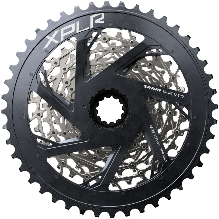 NEW SRAM XPLR XG-1271 Cassette - 12-Speed, 10-44t, Silver, XDR, Force/Red AXS - Around the Cycle