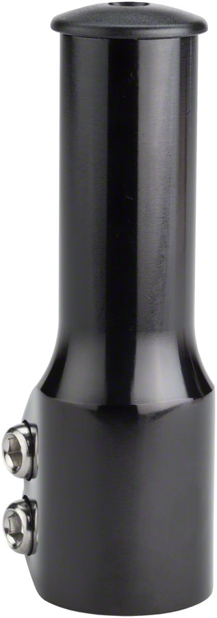 NEW Dimension Steerer Extender 1-1/8 Black Threadless Adds 2 to 3-1/4 - Around the Cycle