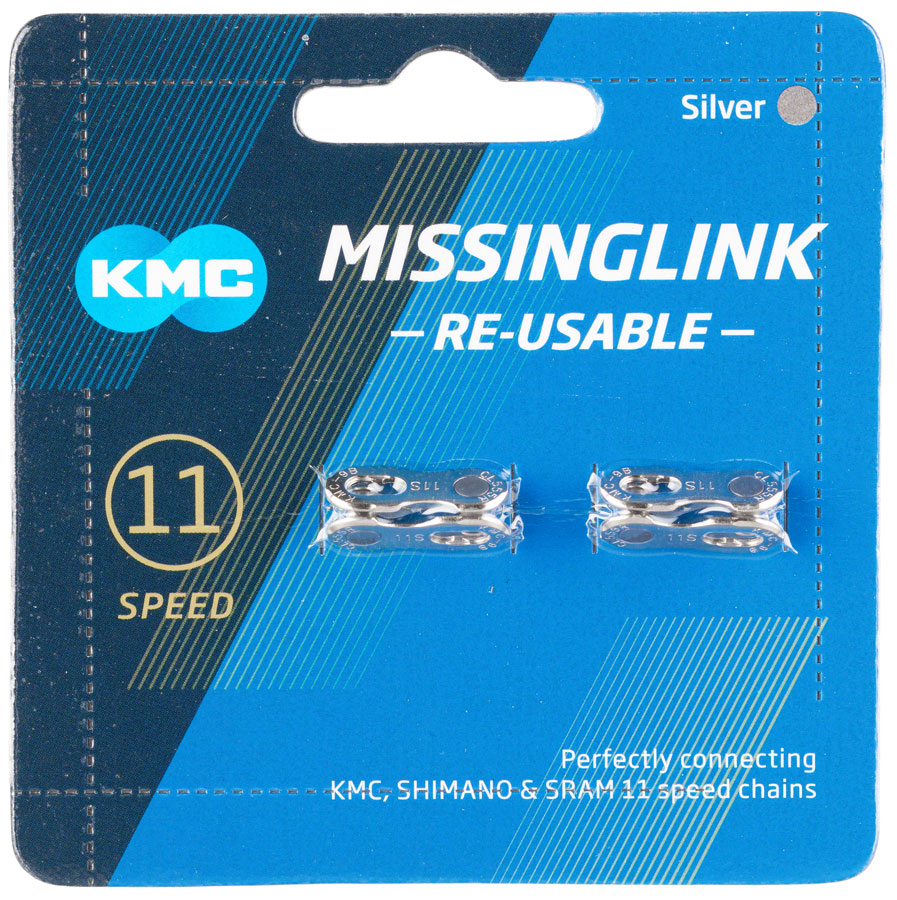NEW KMC 11R Missing Link - 11-Speed, Reusable, 2 Pairs - Around the Cycle