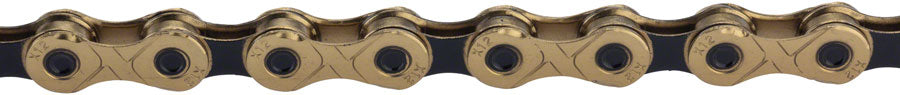 NEW KMC X12 Chain - 12-Speed, 126 Links, Gold/Black - Around the Cycle