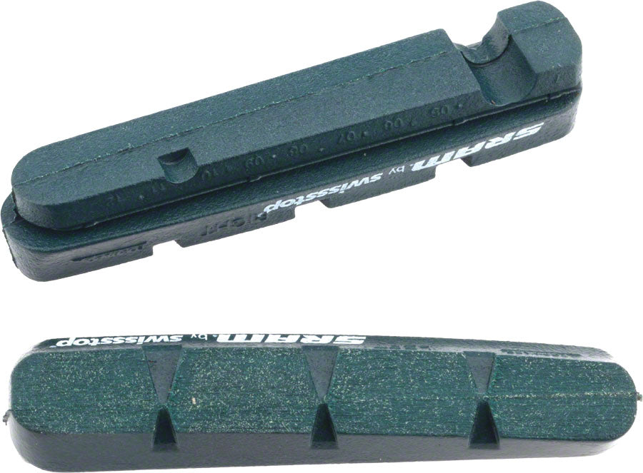 NEW SRAM Road Brake Pad Inserts Black for Alloy Rims by SwissStop Pair - Around the Cycle
