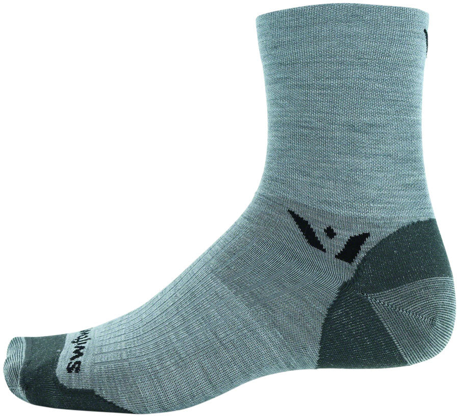 NEW Swiftwick Pursuit Four Ultralight Socks - 4 inch, Heather, X-Large