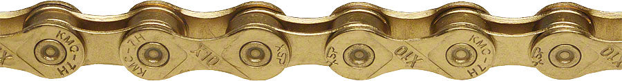 NEW KMC X10 Chain: 10 Speed 116 Links Ti Nitride Gold