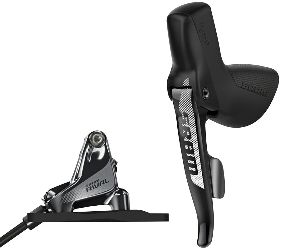 NEW SRAM Rival Hydraulic Disc Brake and Cable-Actuated Dropper Remote Lever - Left/Front, Flat Mount, 950mm - Around the Cycle