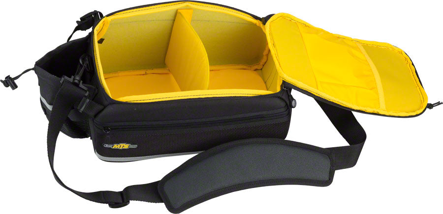 NEW Topeak TrunkBag EX Strap Mount- Rack Top Bag: Black